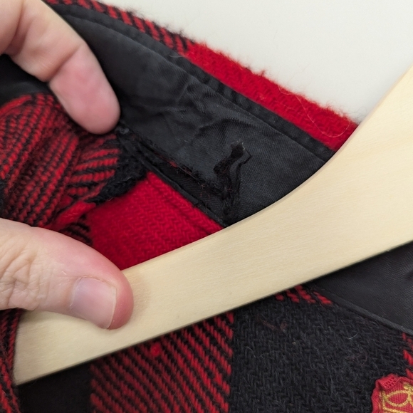 Vintage 70s Buffalo Plaid Shacket Flannel - Picture 11 of 13